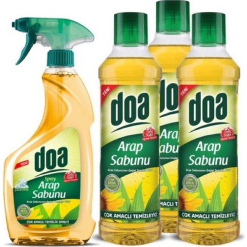 Doa 3 Adet Arap Sabunu - 1 Adet Arap Sabunu Sprey Parlatıcı ve Temizleyiciler Fiyatı