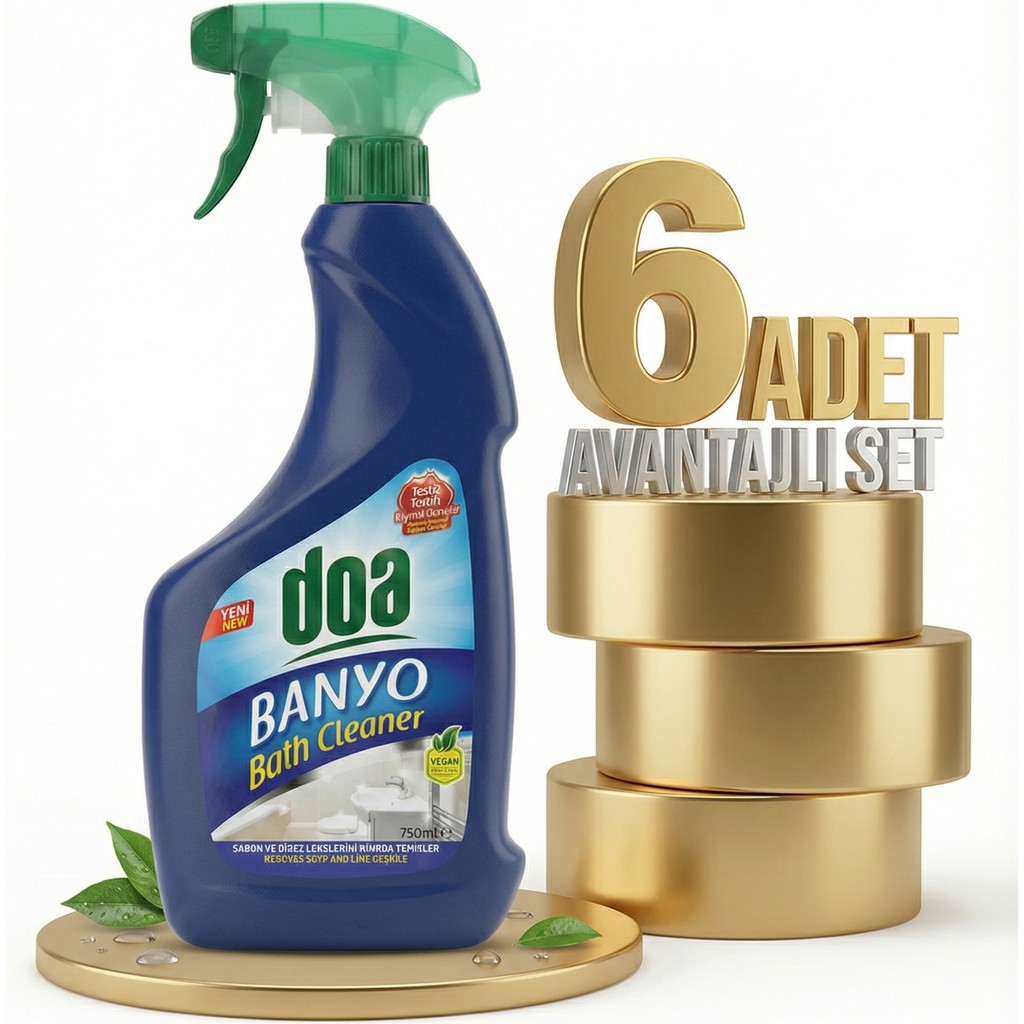 Doa Banyo Temizleyici 6X750 ml Deterjan ve Temizlik Ürünleri Fiyatı