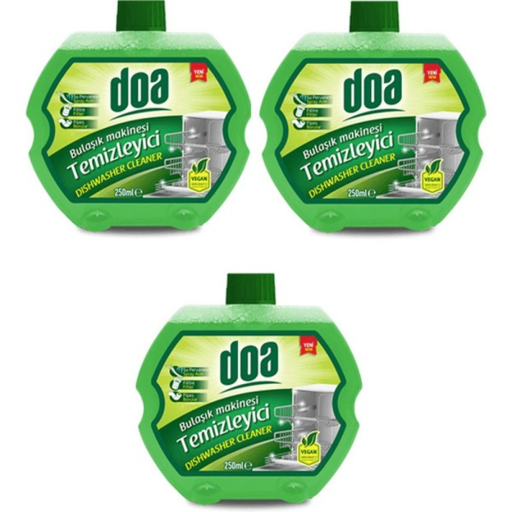 Doa Bulaşık Makinesi Temizleyici 250ML X3 Bulaşık Yıkama Fiyatı
