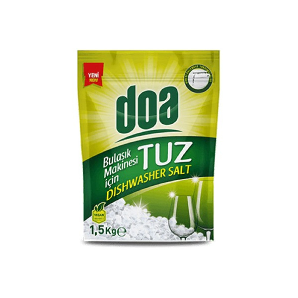 Doa Bulaşık Makinesi Tuzu Doypack 1,5 kg Bulaşık Yıkama Fiyatı