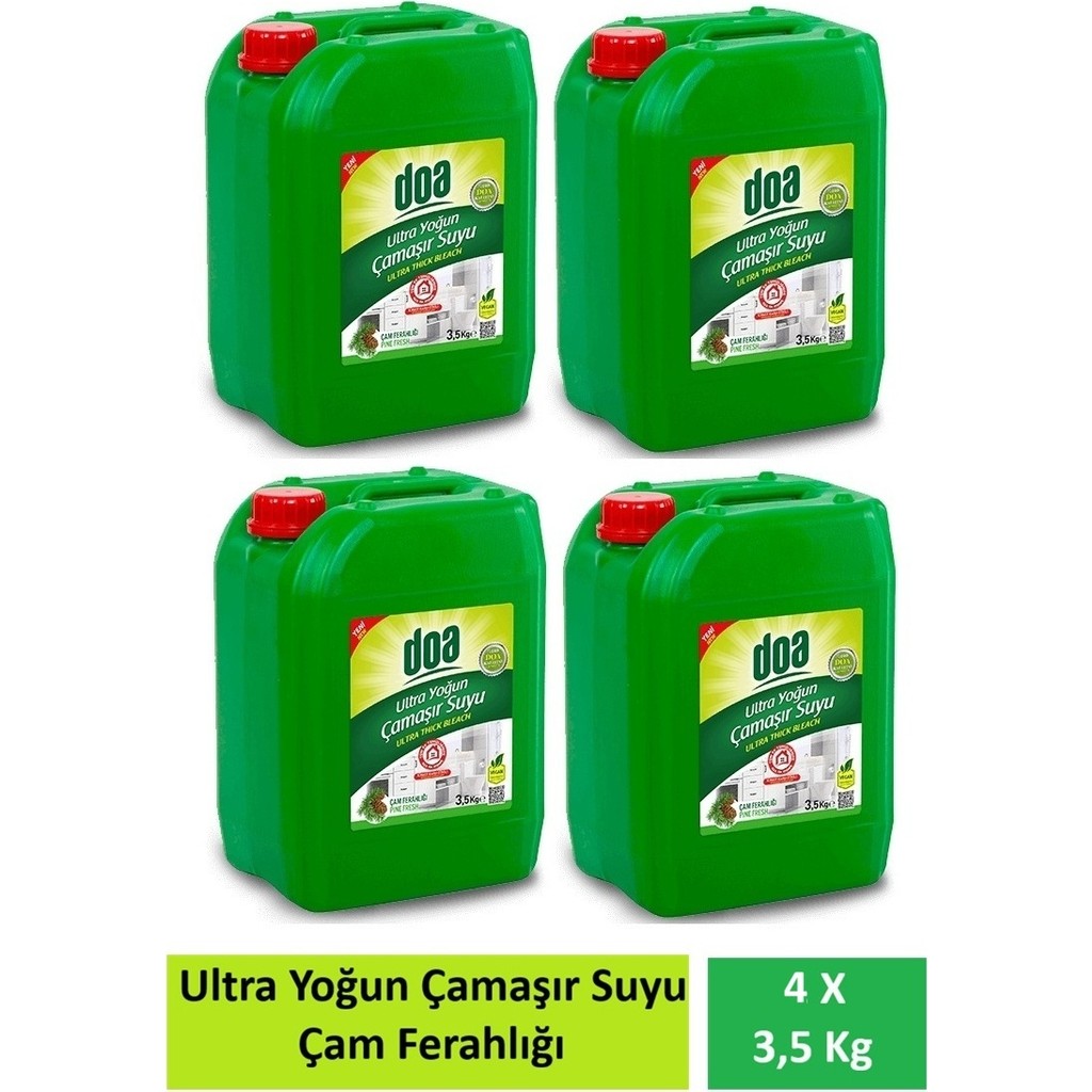 Doa Ultra Çamaşır Suyu Çam Ferahlığı 4 x 3.5 kg - 3,24 lt Çamaşır Yıkama Fiyatı