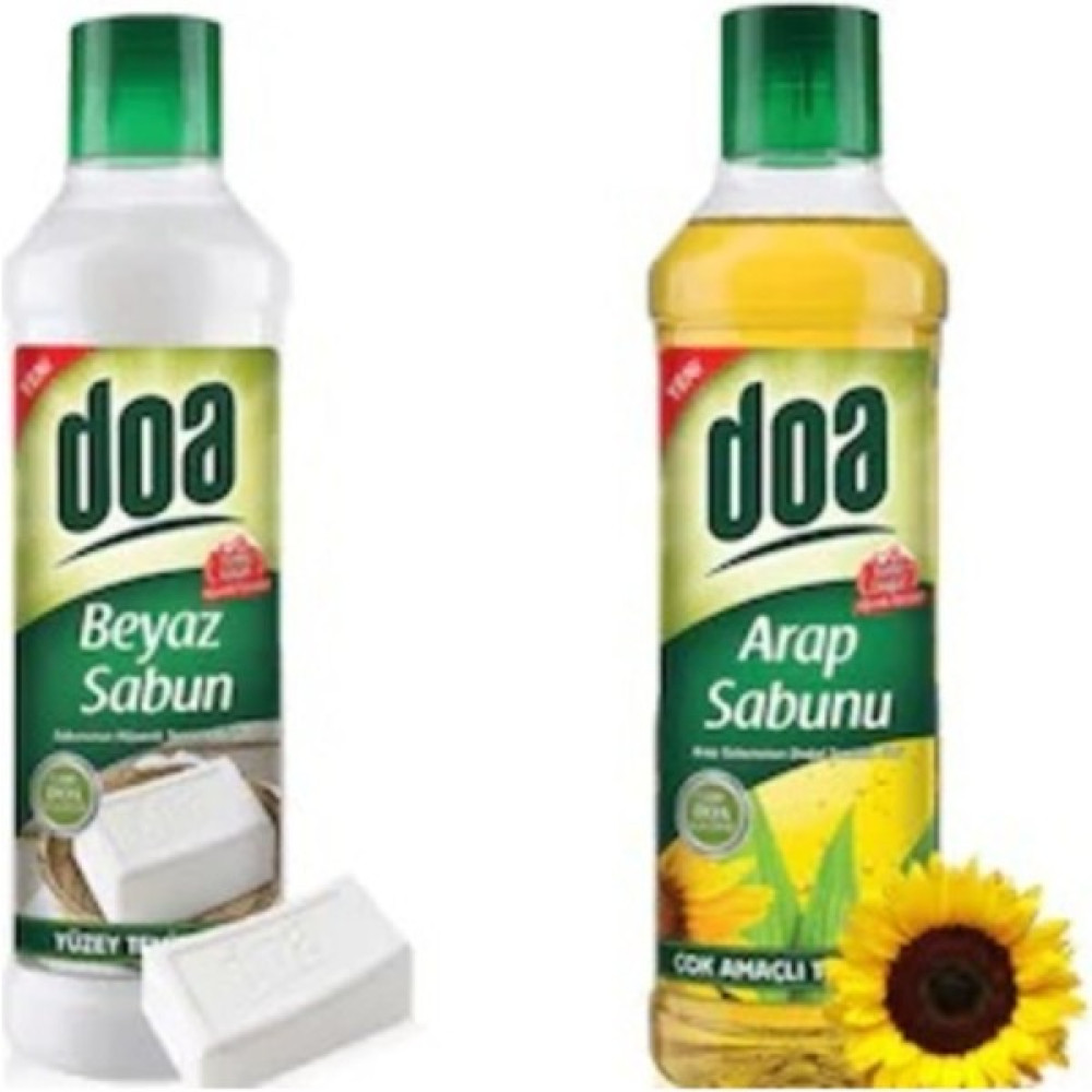 Doa Yüzey Temizleyici Arap Sabunu+Beyaz Sabu Parlatıcı ve Temizleyiciler Fiyatı