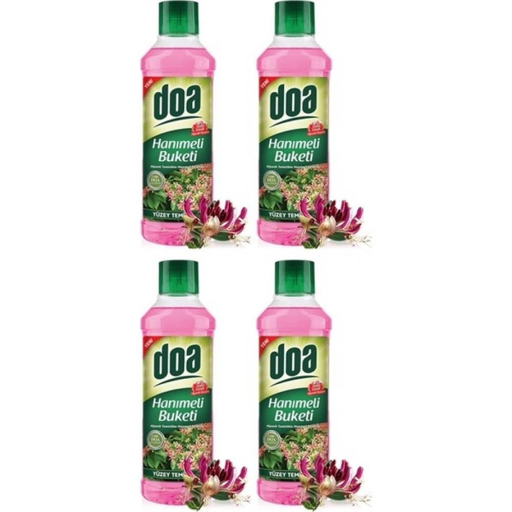 Doa Yüzey Temizleyici Hanımeli 1000 ml 4'lü Parlatıcı ve Temizleyiciler Fiyatı