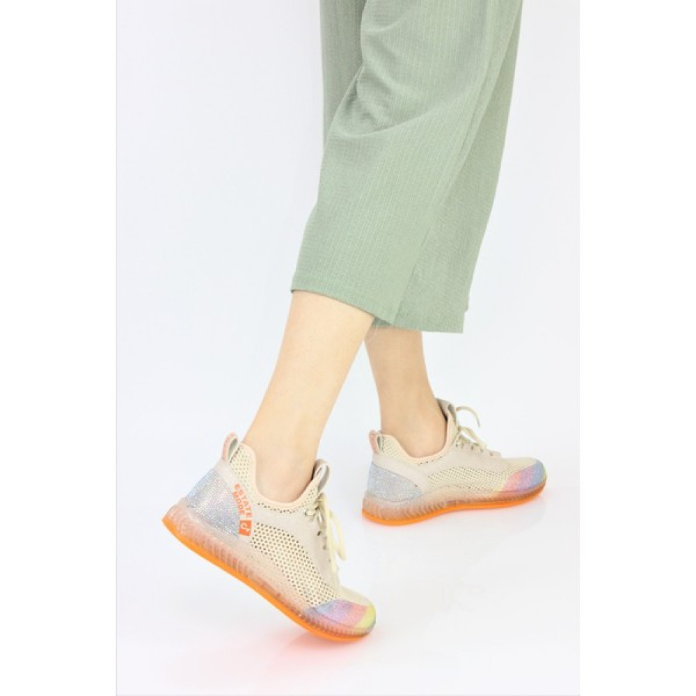 Doçka Kadın Renkli Taban Yazlık Triko Spor Ayakkabı SS23/S44145 Spor Ayakkabı Fiyatı