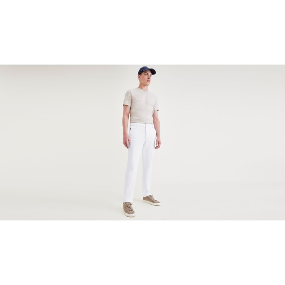 Dockers Smart 360 Flex Beyaz Ultimate Slim Fit Chino Pantolon Erkek Pantolon Fiyatı
