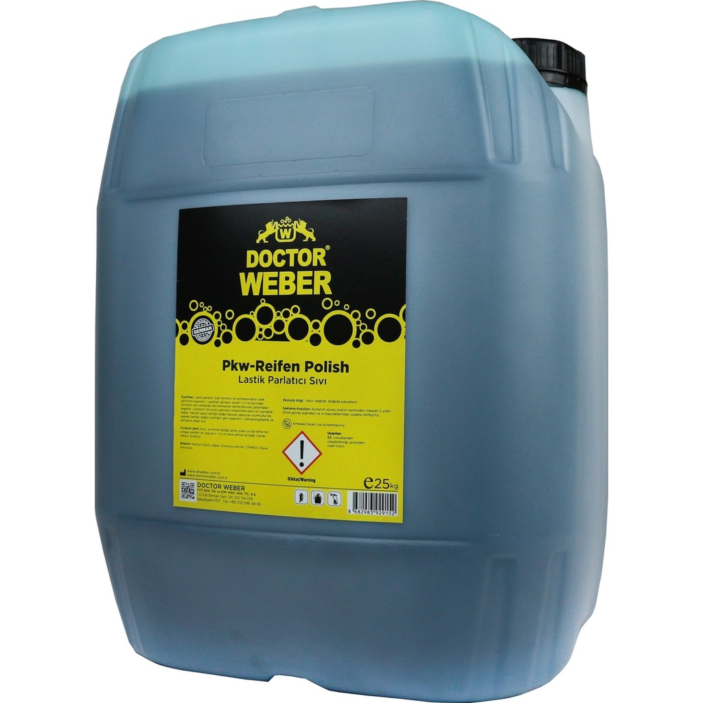 Doctor Weber Lastik Parlatıcı Sıvı | 25 Kg. Lastikler Fiyatı