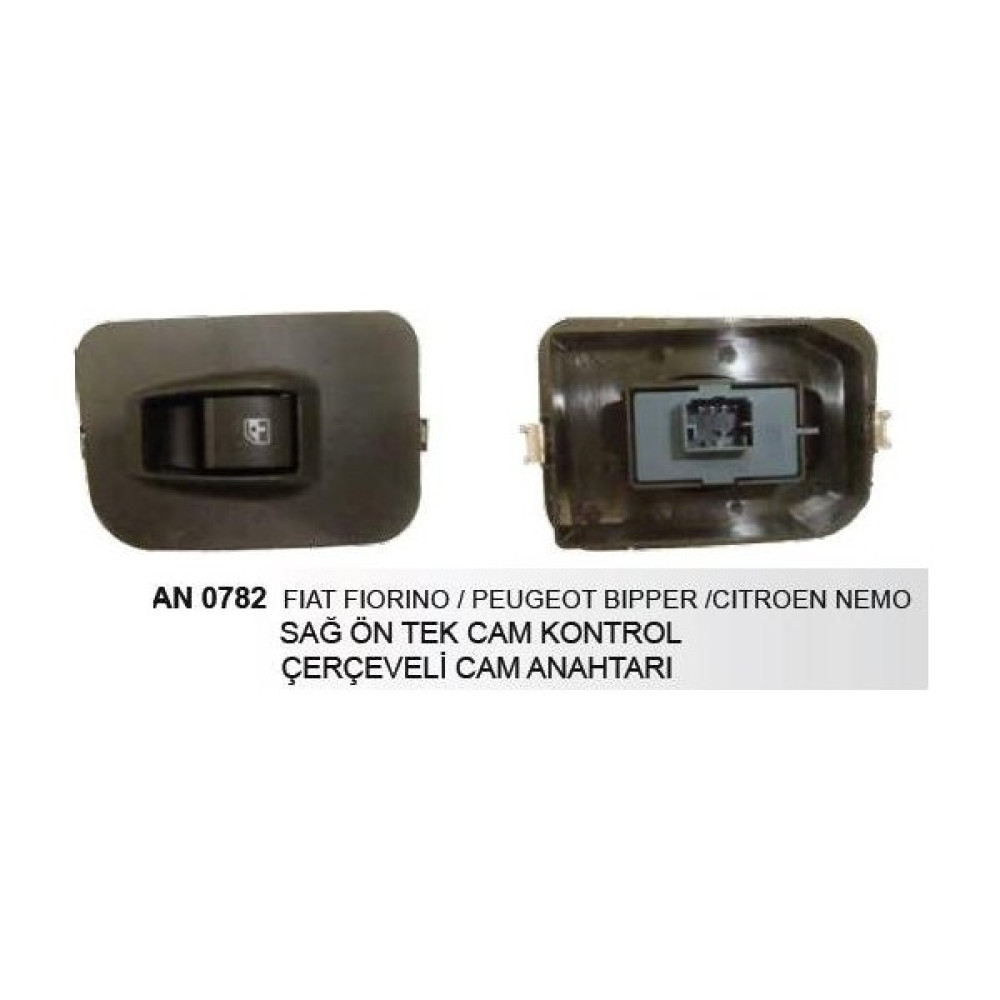 Dodo Cam Kaldırma Anahtarı Tekli Sağ Fiorino Bipper Nemo Çerçeveli 735461282 AN0782 Oto Boyaları Fiyatı