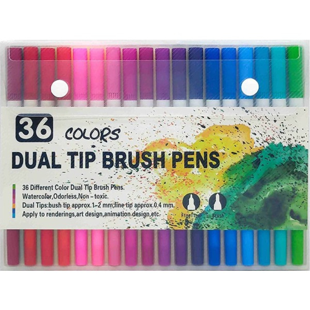 Dodocool Çift Taraflı Brushpen 36 Adet Marker Kalem Seti Bullet Jurnal Mandala Eskiz Boyama Keçeli Kalem Seti - Karışık Sanatsal Malzemeler Fiyatı