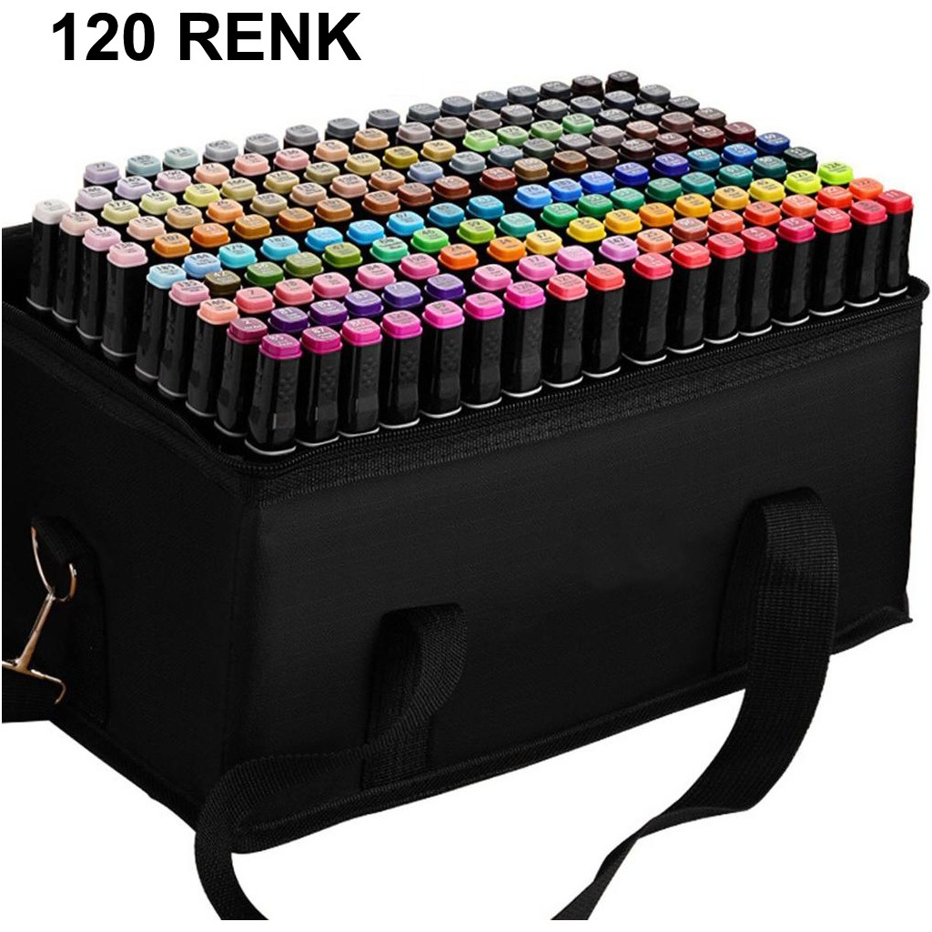 Dodocool Çift Uçlu Touch Marker Art Tasarım Keçeli Kalem Seti 120’li - 120 Kalem & Yazı Gereçleri Fiyatı
