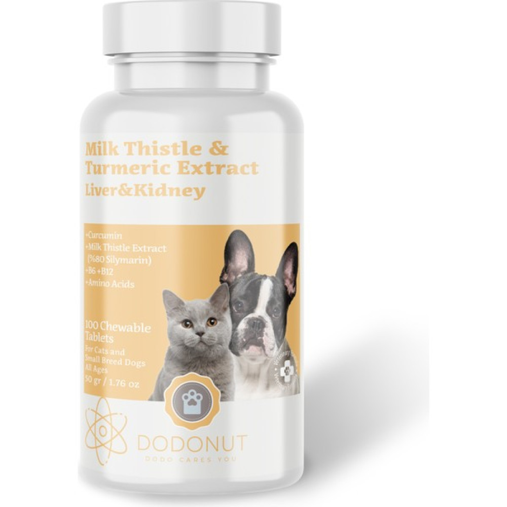 Dodonut Liver&kidney Kedi ve Köpekler Için Detox Etkili, Karaciğer ve Böbrek Destekleyici Besin Takviyesi, 100 Adet Tablet Evcil Hayvan Ürünleri Fiyatı