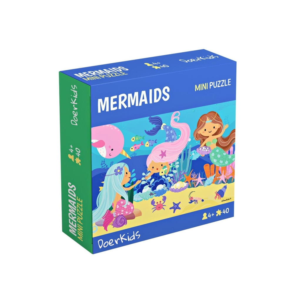 DoerKids Deniz Kızı Mini Puzzle | 40 Parça 4 Yaş Puzzle & Aksesuarları Fiyatı