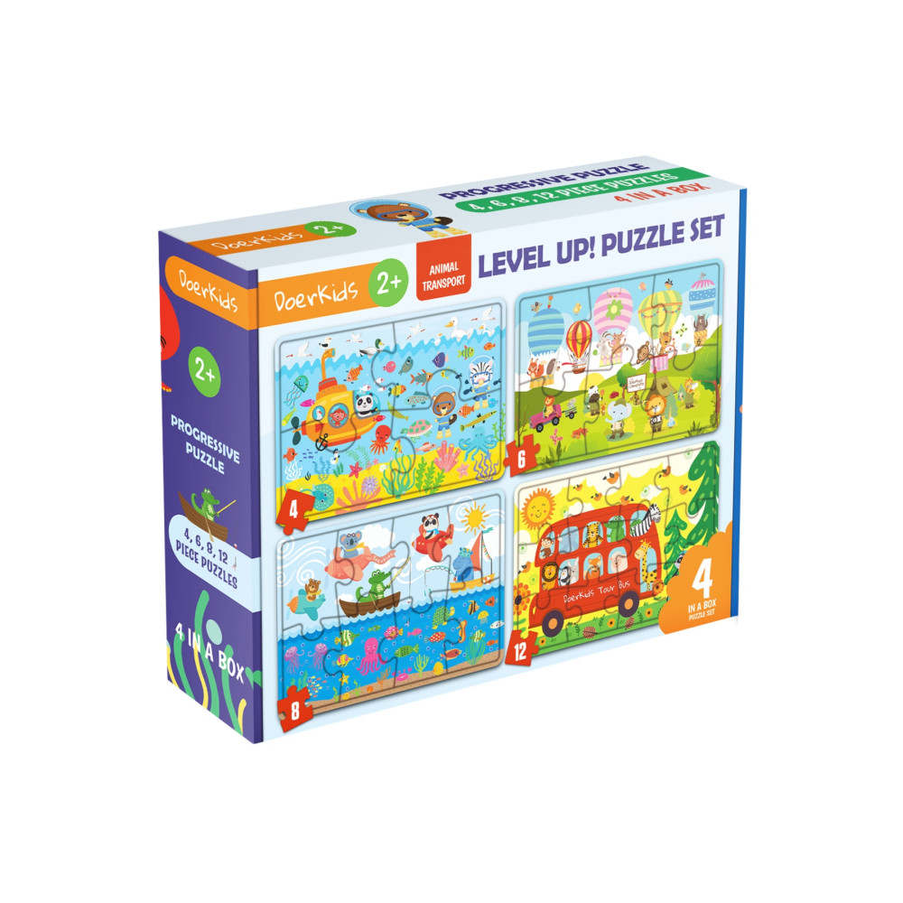 DoerKids Kademeli Taşıtlar Puzzle | 30 Parça | 4 Puzzle 1 Arada | 18 Ay Puzzle & Aksesuarları Fiyatı