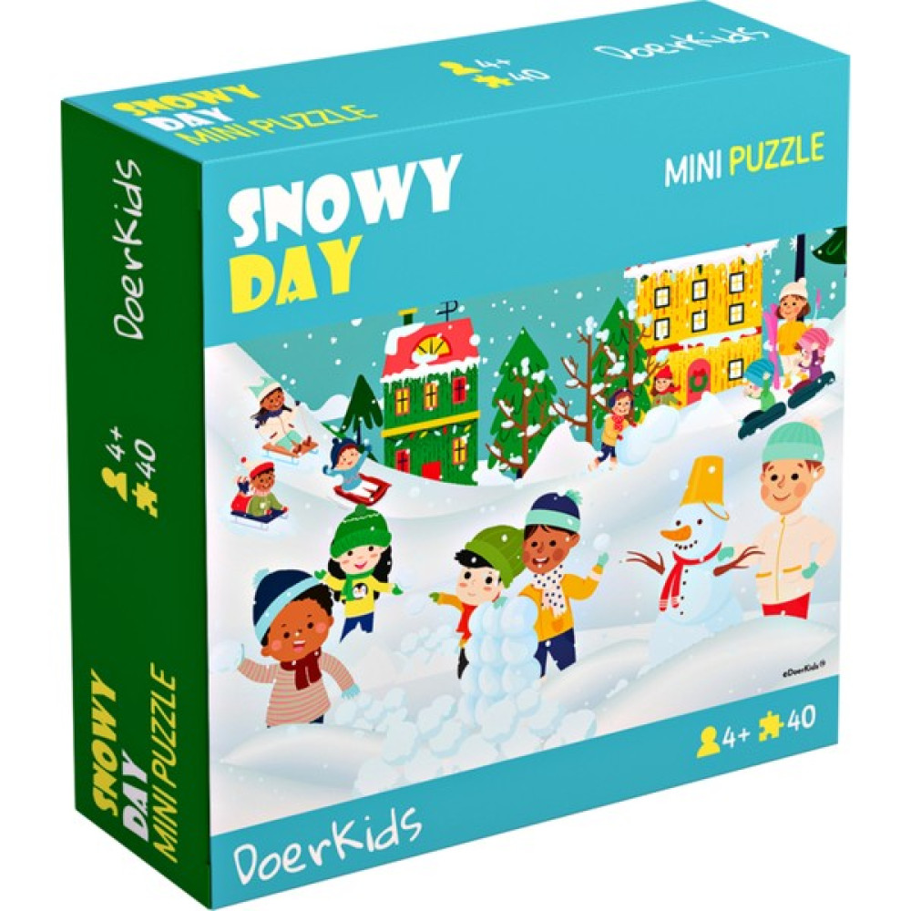 DoerKids Kar Eğlencesi Mini Puzzle | 40 Parça 4+ Yaş Eğitici Oyuncak Fiyatı