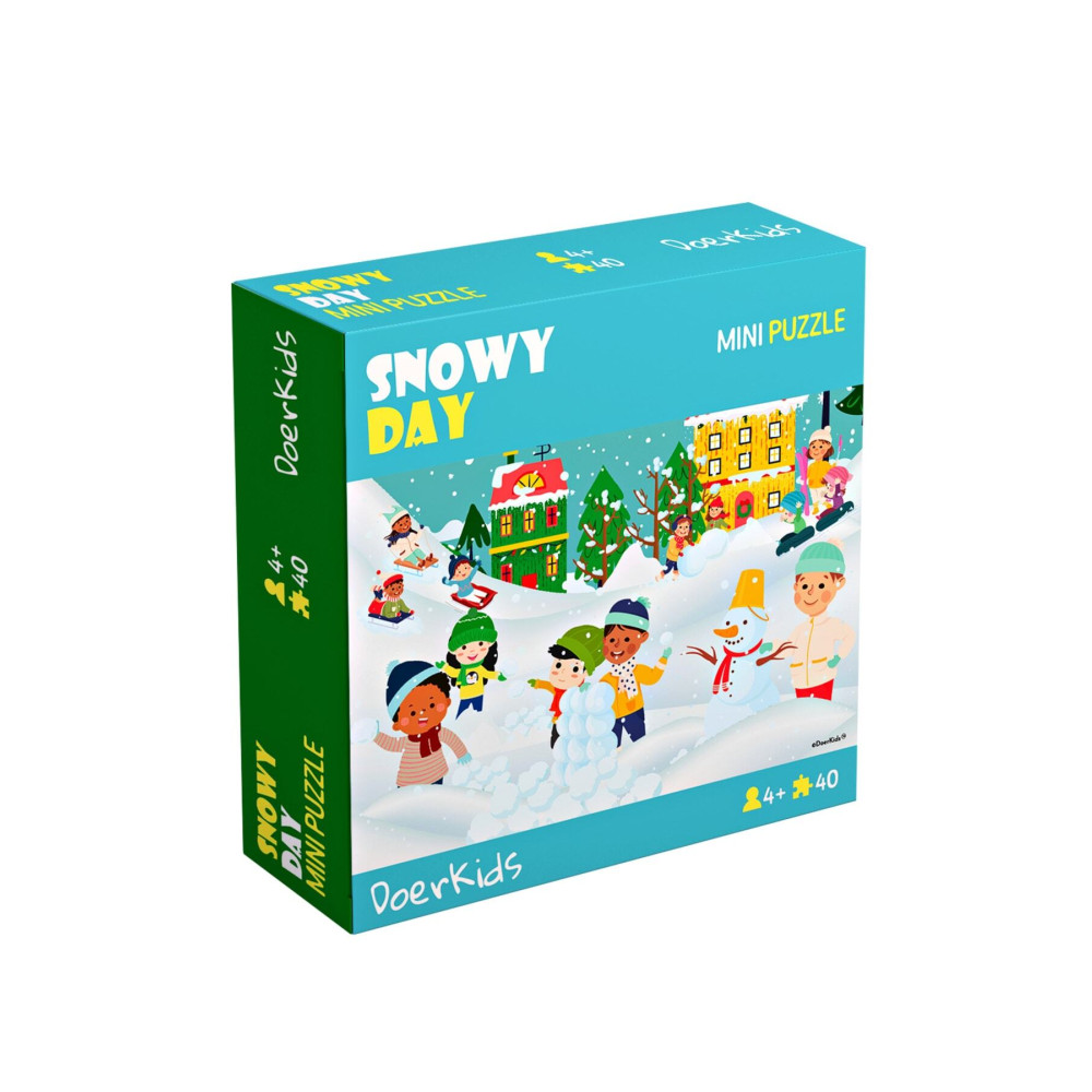 DoerKids Kar Eğlencesi Mini Puzzle | 40 Parça 4 Yaş Puzzle & Aksesuarları Fiyatı
