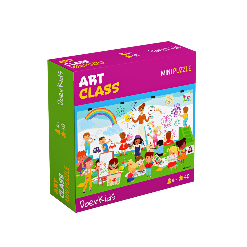 DoerKids Sanat Sınıfı Mini Puzzle | 40 Parça Puzzle & Aksesuarları Fiyatı