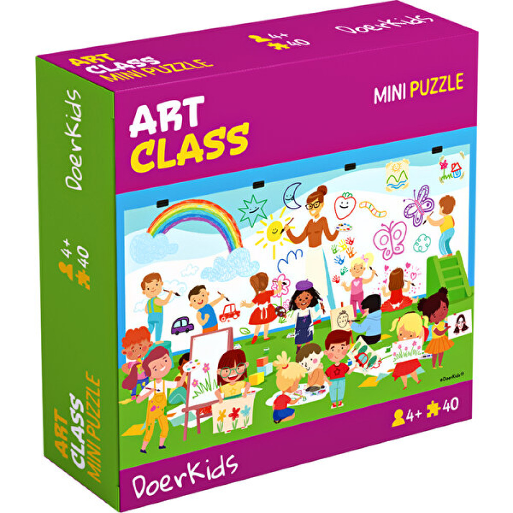 DoerKids Sanat Sınıfı Mini Puzzle | 40 Parça 4+ Yaş Eğitici Oyuncak Fiyatı