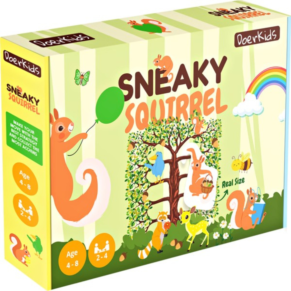 Doerkids Sneaky Squirrel | Sinsi Sincaplar Matematik Temel Beceri Geliştirici Strateji Kutu Oyunu | 4+ Yaş Çocuk Oyuncağı Fiyatı