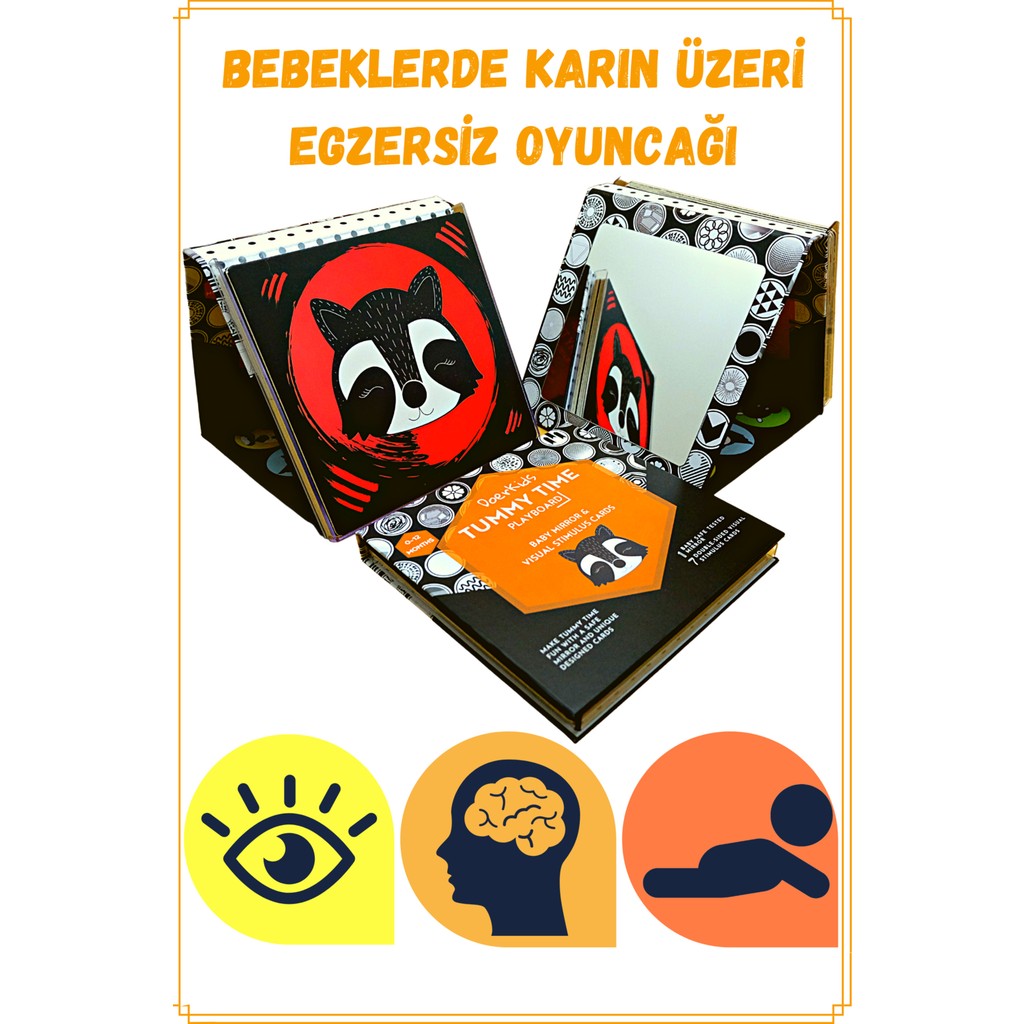 DoerKids Tummy Time Bebek Aynası ve Bebeğimin İlk Zeka Kartları Diğer Fiyatı