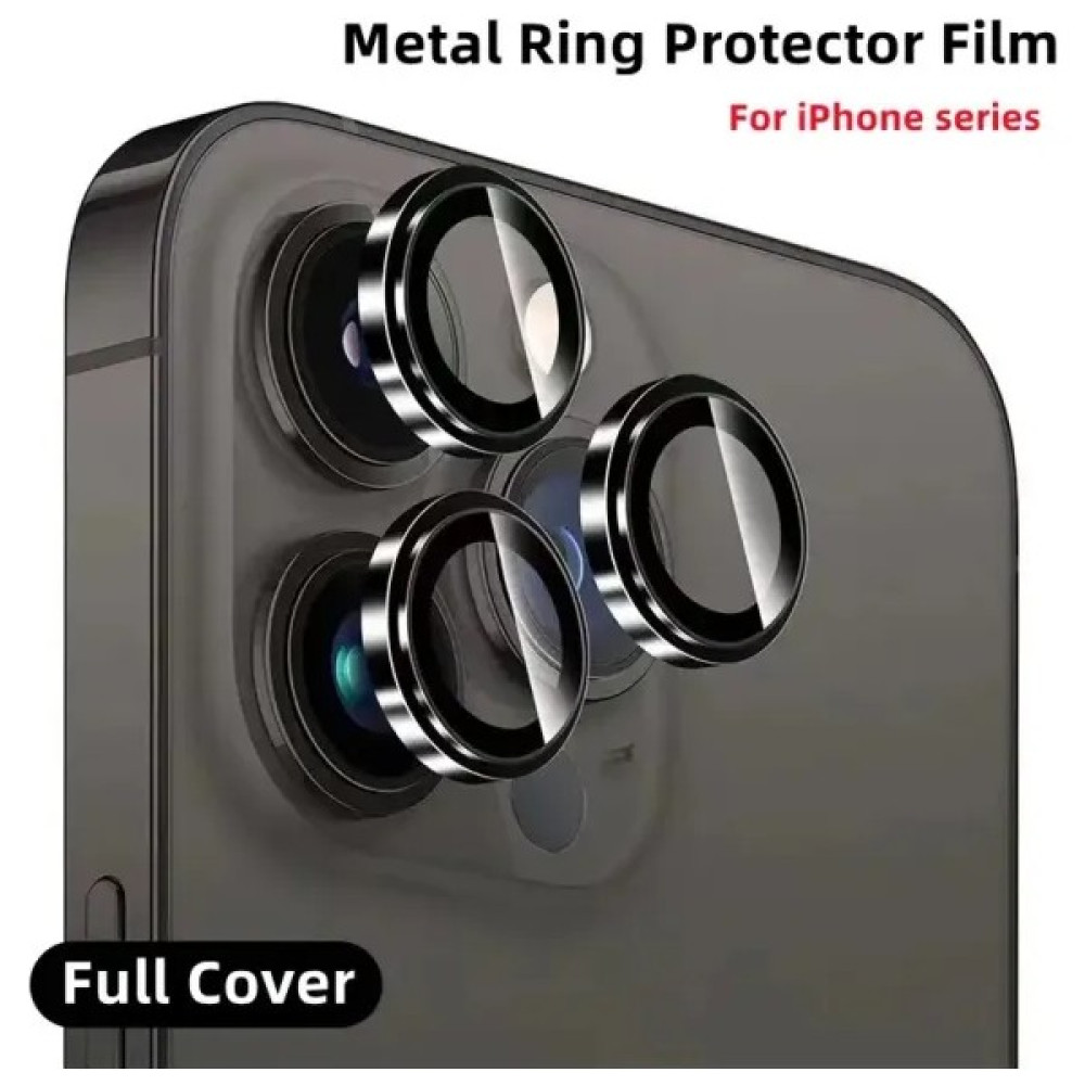 Döfier Apple iPhone 15 Pro Ve 15 Pro Max Uyumlu %100 Safir Çizilmez Kamera Lens Koruyucu - Açık Siyah Cep Telefonu Ekran Koruyucusu Fiyatı