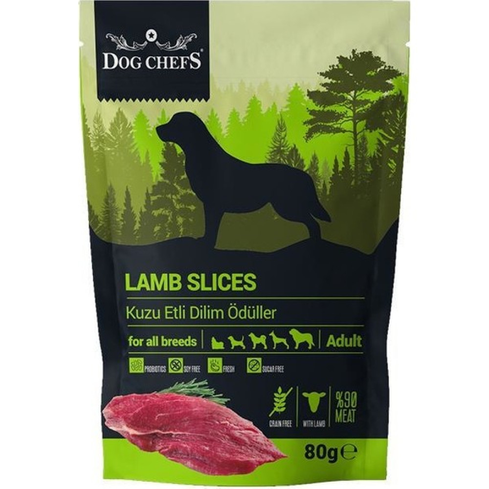 Dog Chefs Kuzu Etli Dilim Köpek Ödülü 80 gr Evcil Hayvan Ürünleri Fiyatı