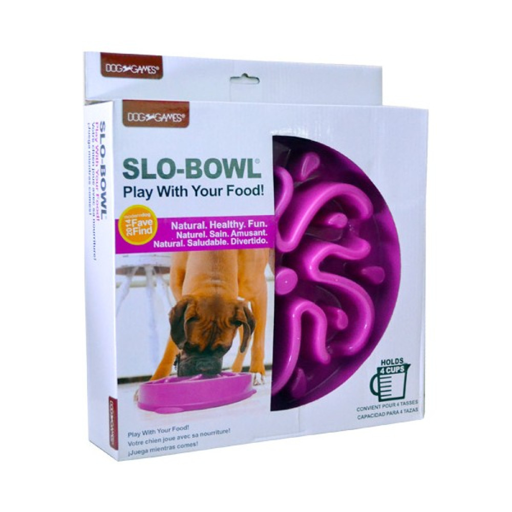 Dog Games Slo-Bowl Yavaş Yeme İçin Köpek Mama Kabı 4 Kap Mor Evcil Hayvan Ürünleri Fiyatı