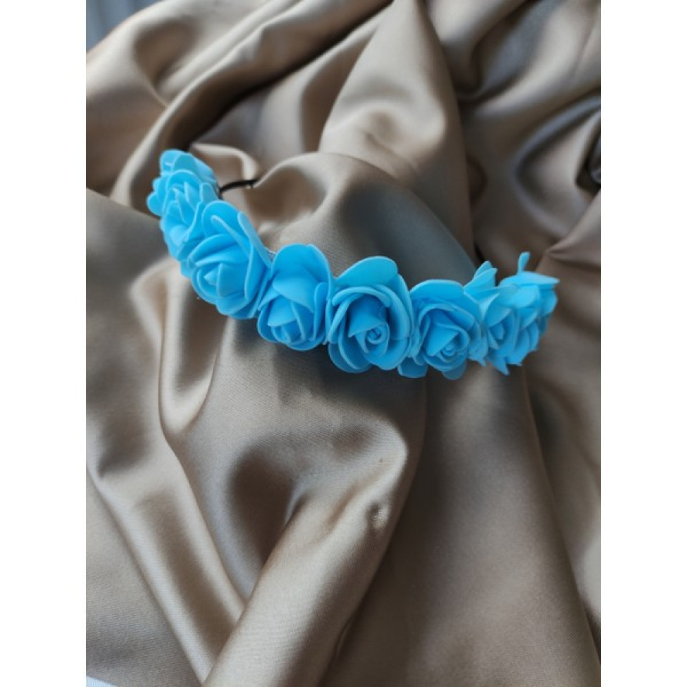 Doğa Art & Craft Baby Shower Mavi Çiçekli Taç Toka, Taç & Saç Bandı Fiyatı