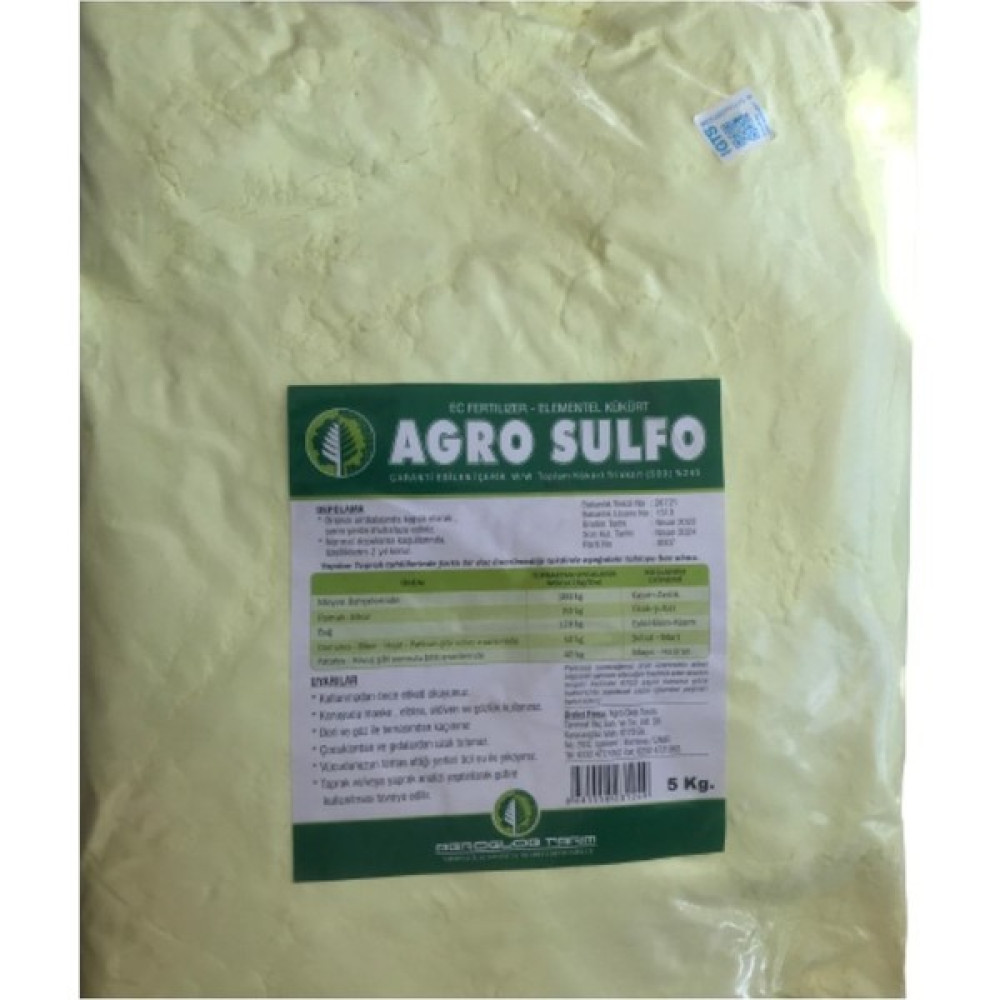 Doğa Market Agro Sulfo Toz Kükürt 5 kg Gübre Fiyatı