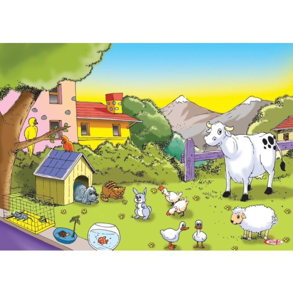 Doğa ve Hayvanlar Çiflik Puzzle Yapboz 25X35 Cm. 35 Parça Oto Boyaları Fiyatı