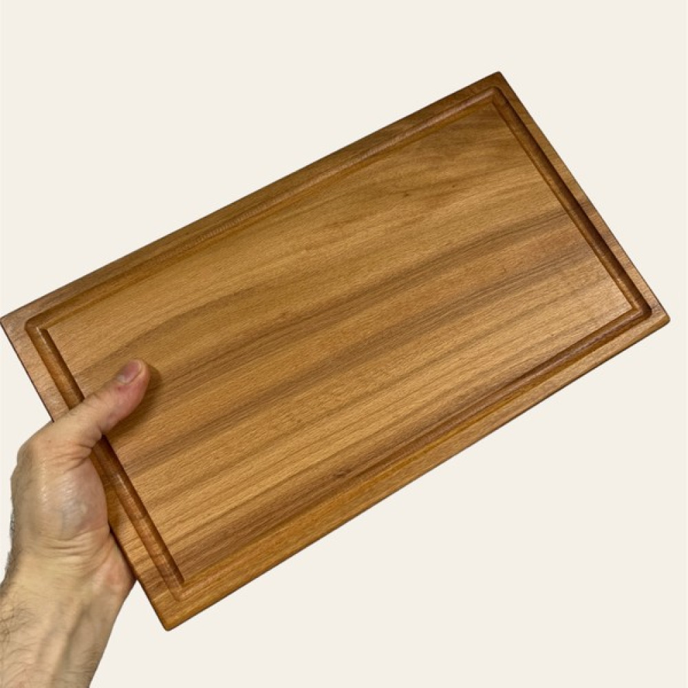 Doğal Ahşap Kesme Tahtası | Doğrama Tahtası | Ekmek Kesme Tahtası | Dekoratif Sunum Ve Servis Tahtası K008 - 20 x 35 cm Kesme Tahtaları / Kesim Tablaları Fiyatı