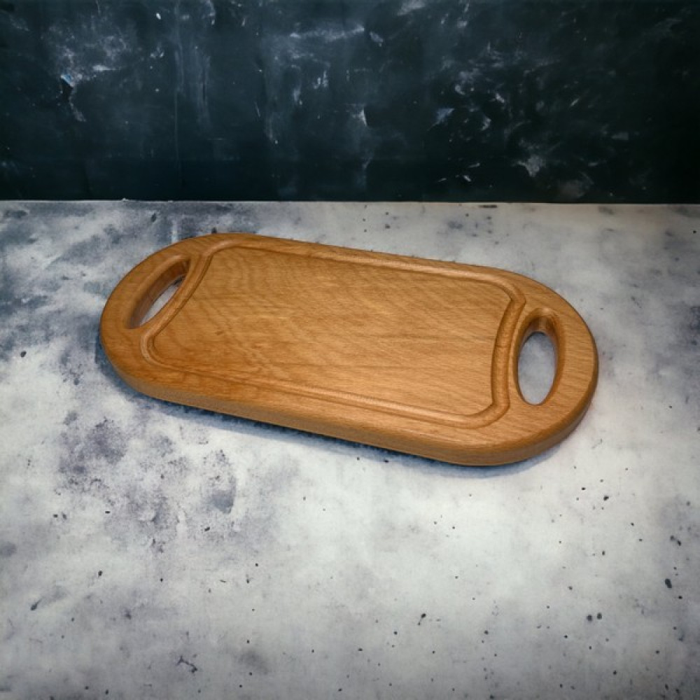 Doğal Ahşap Kesme Tahtası | Doğrama Tahtası | Ekmek Kesme Tahtası | Dekoratif Sunum Ve Servis Tahtası K009 - 16 x 35 cm Kesme Tahtaları / Kesim Tablaları Fiyatı