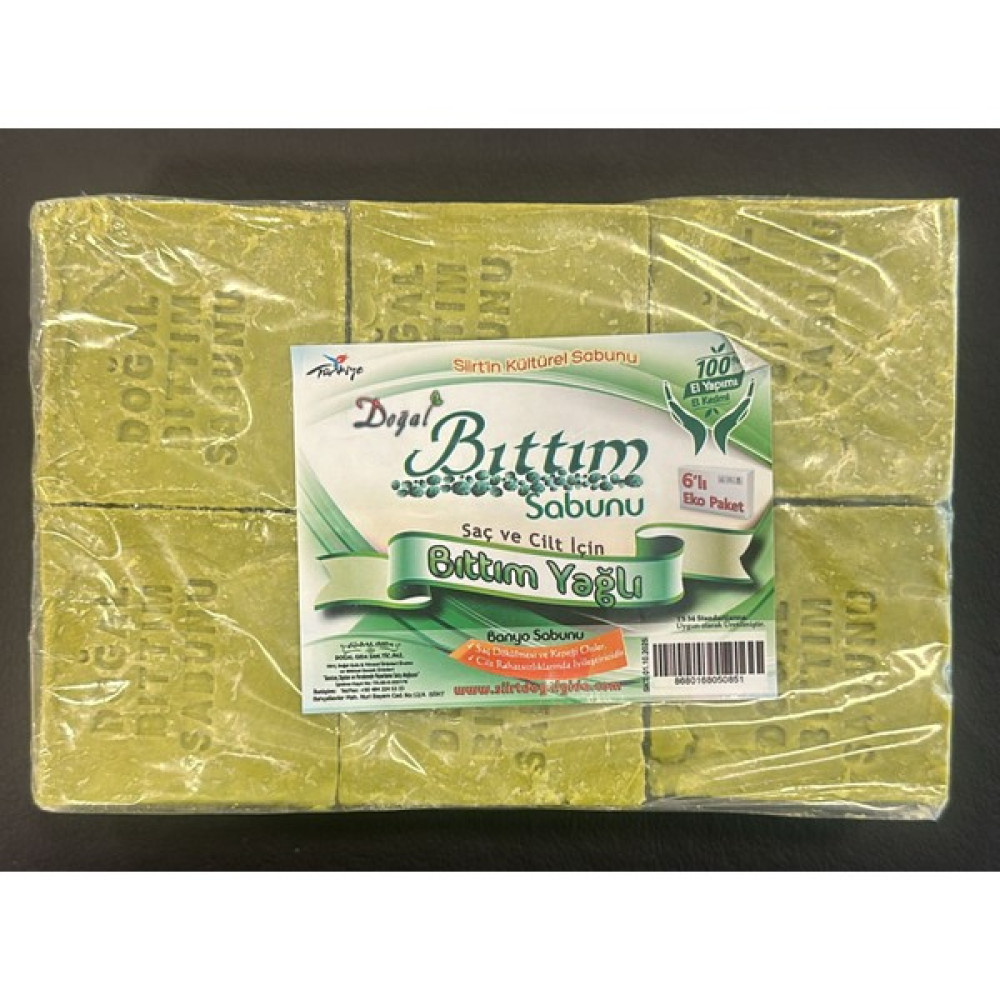Doğal Bıttım Sabunu El Yapımı 6'lı Paket - Bıttım Yağlı Sabunlar Fiyatı