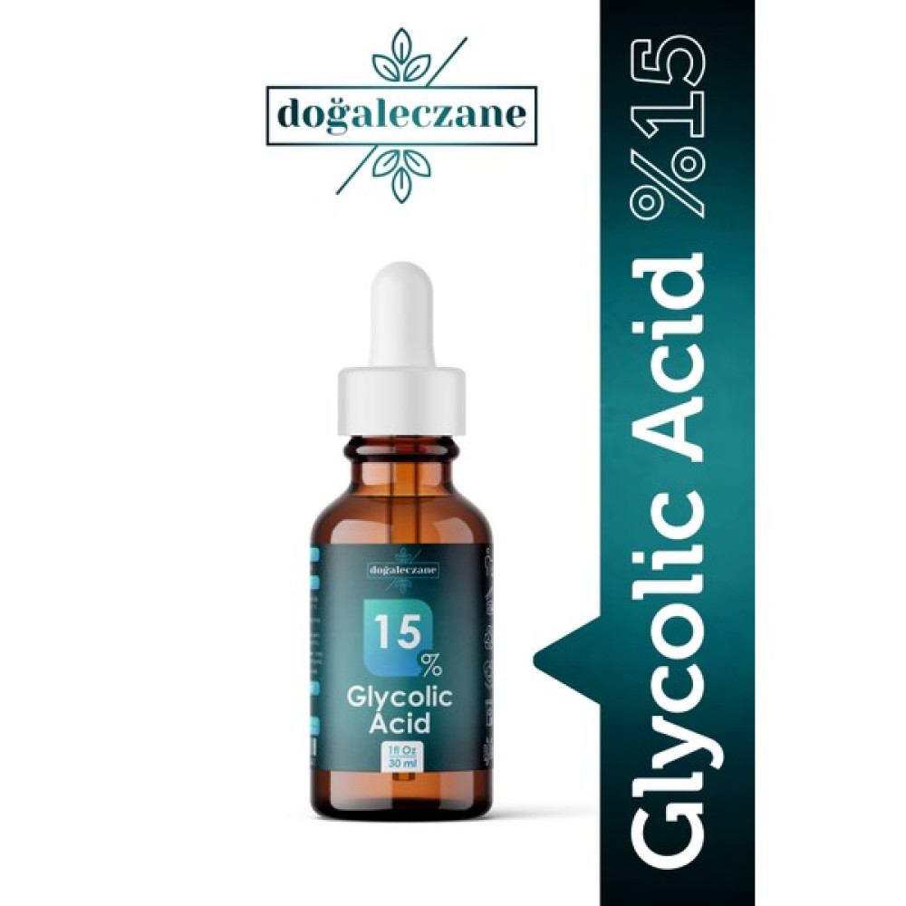 Doğal Eczane Çene Sarkma Toparlama Glikolik Asit 15 | Glikolik Asit Peelingi 30 Ml Cilt Temizleme ve Peeling Fiyatı