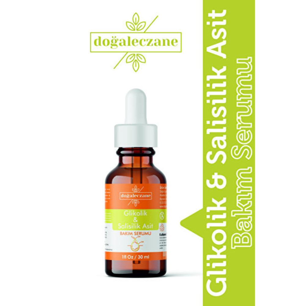 Doğal Eczane Sivilce Giderme Glikolik Asit + Salisilik Asit Bakım Serumu Anti-Aging / Yaşlanma Karşıtı Fiyatı
