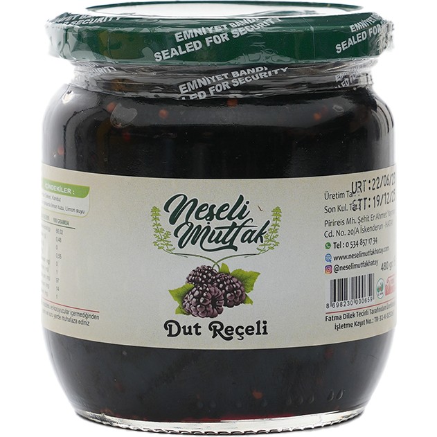 Doğal Karadut Reçeli 480 gr Diğer Fiyatı