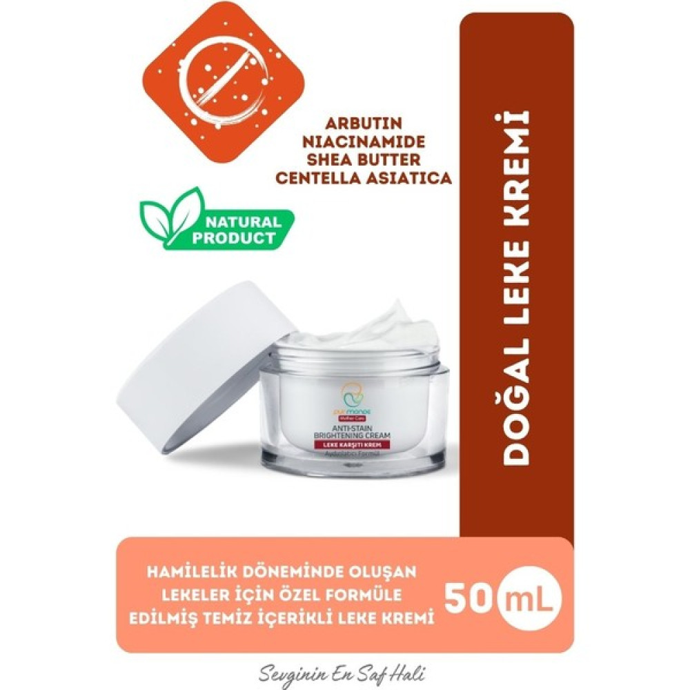 Doğal Leke Kremi 50 ml Hamileler ve Anneler Için, Aydınlatıcı Etki! Leke Kremi Fiyatı