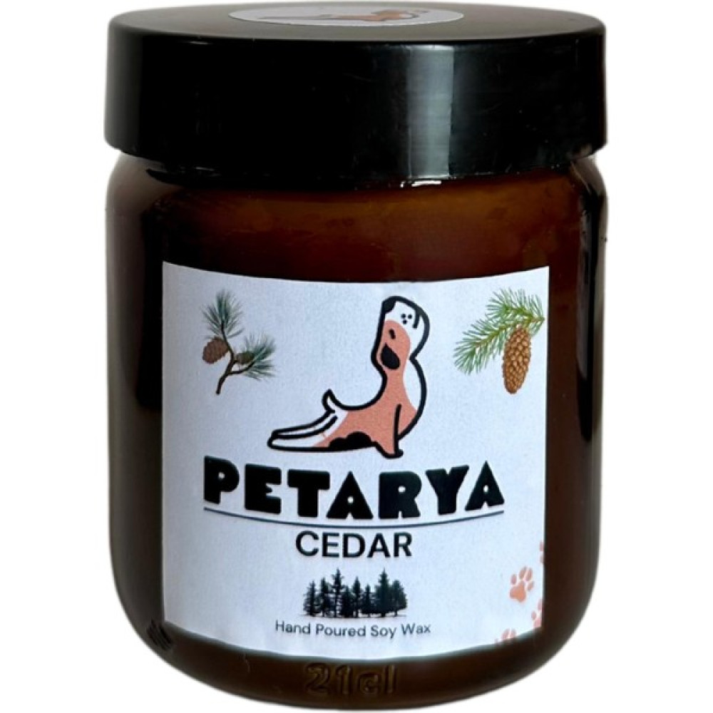 Doğal Sedir Esanslı Vegan Soya Mumu - 1 Adet Dekoratif Mum Fiyatı