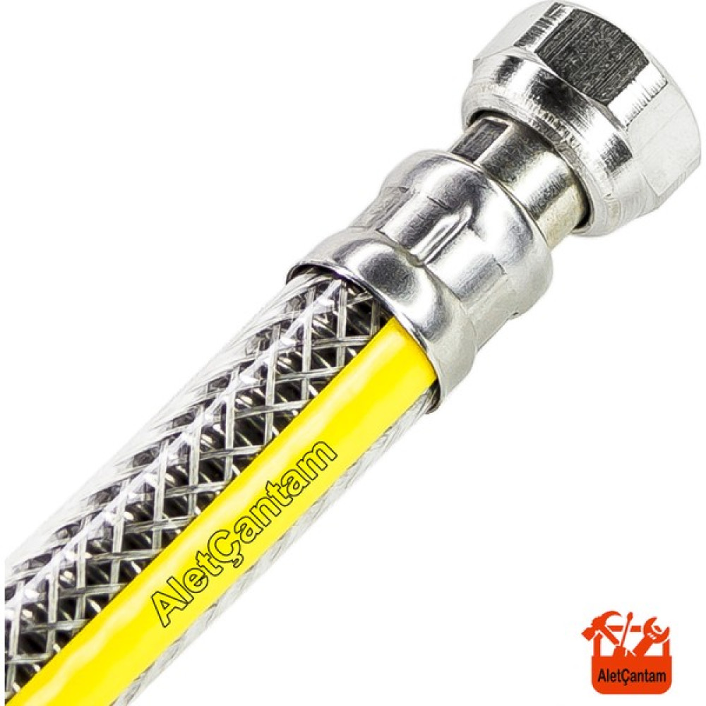 Doğalgaz Ocak Hortumu (Yeni Tip Örgülü !!) 150 cm Nalburiye & Hırdavat Fiyatı