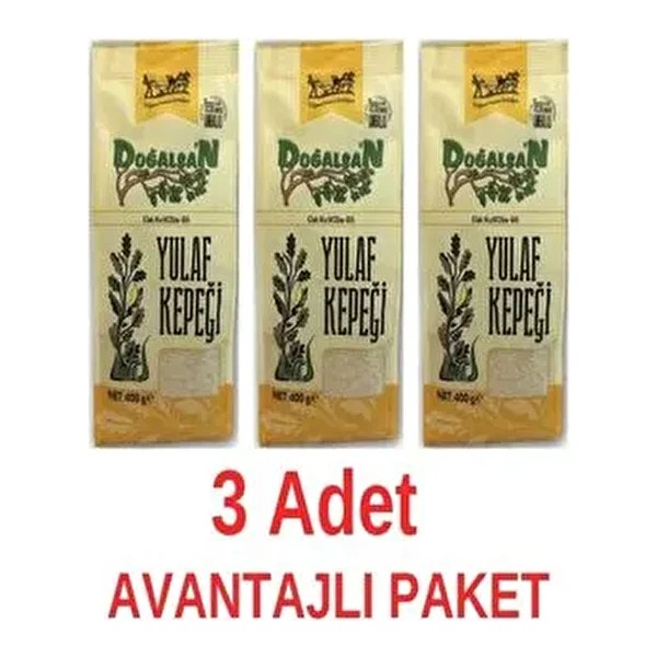 Doğalsan Yulaf Kepeği 3 Adet 400G Paket Sağlıklı Lif Kaynağı Olarak Kullanıma Uygun - 400 gr Kahvaltılık Gevrek Fiyatı