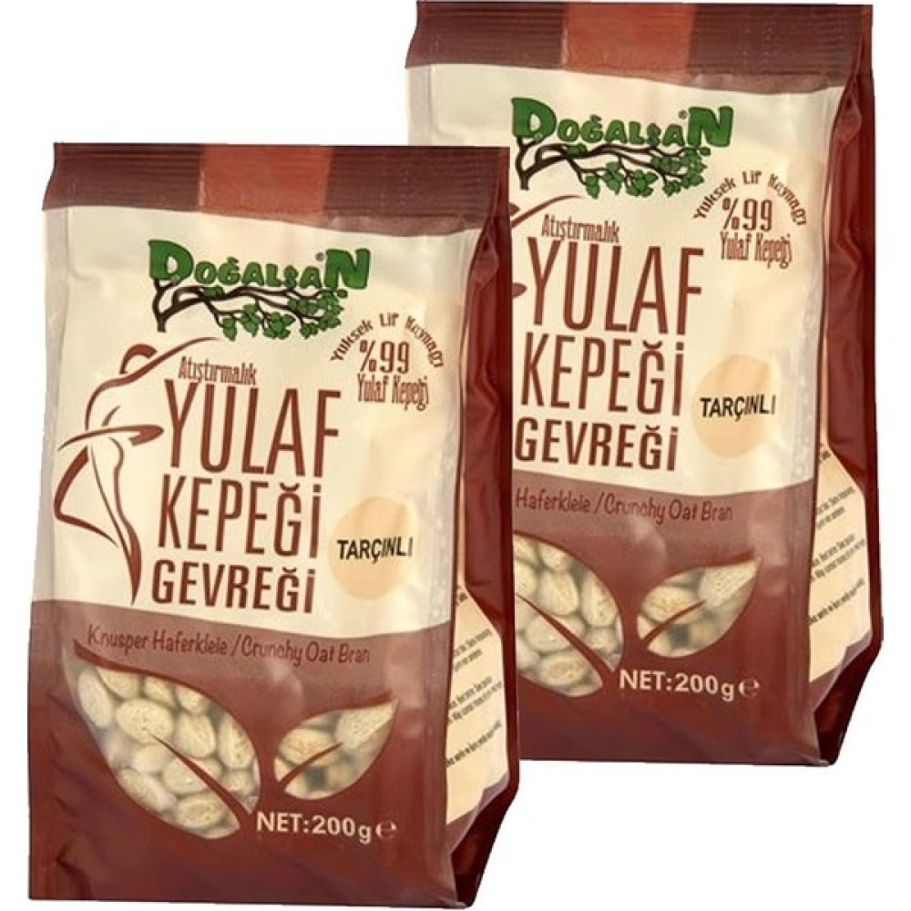 Doğalsan Yulaf Kepeği Gevreği Tarçınlı 200 gr 2'li - 400 gr Diğer Fiyatı