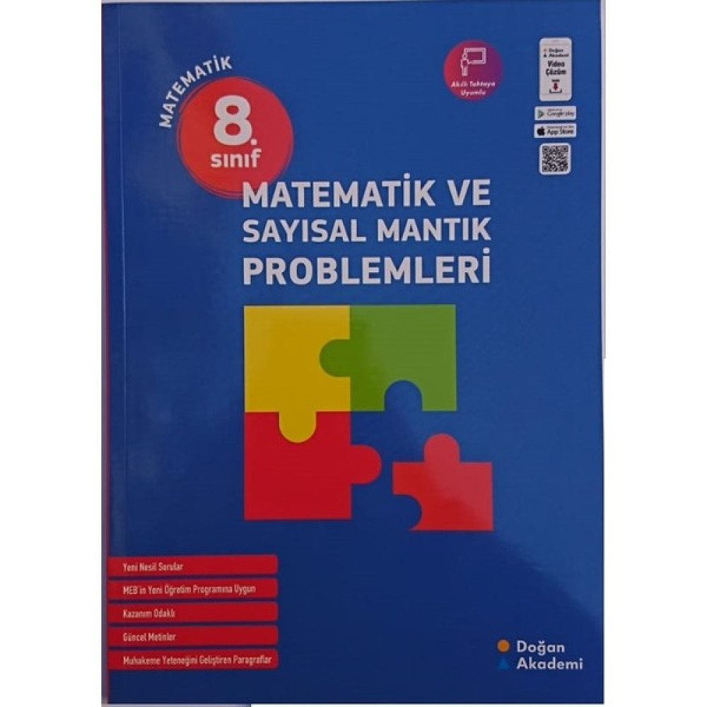Doğan Akademi 8. Sınıf Matema ve Sayısal Mantık Problem Kaynak Kitapları Fiyatı