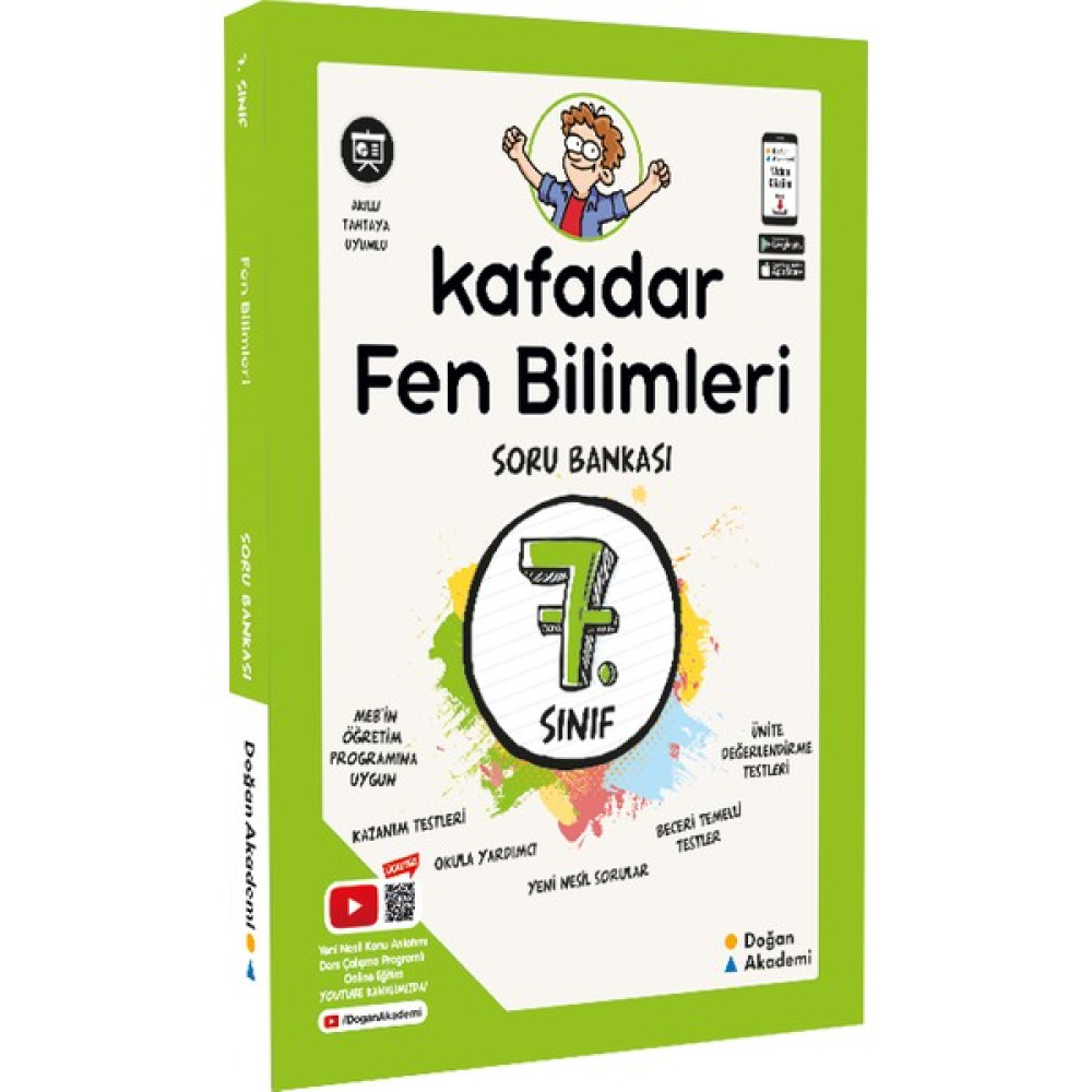 Doğan Akademi Kafadar 7. Sınıf Fen Bilimleri Soru Bankası Fen - Bilişim ve Teknoloji Fiyatı
