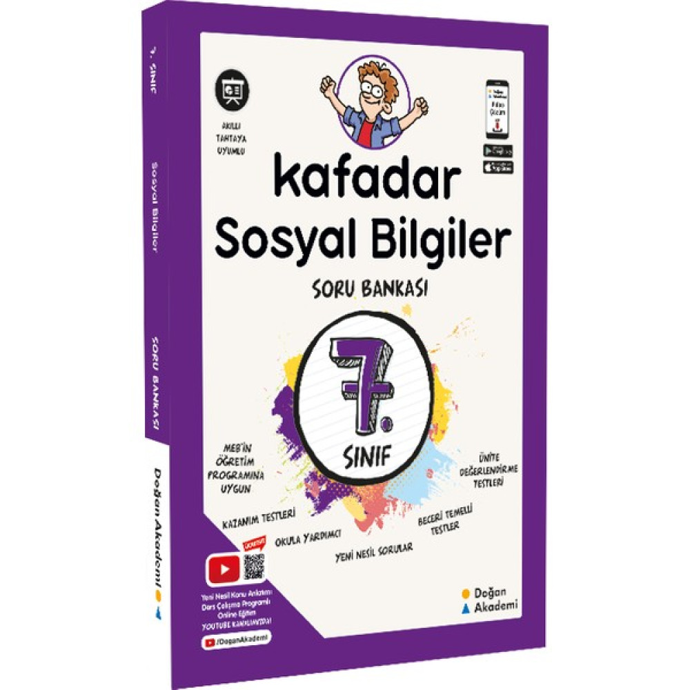 Doğan Akademi Kafadar 7. Sınıf Sosyal Bilgiler Soru Bankası Sosyal Bilgiler Fiyatı