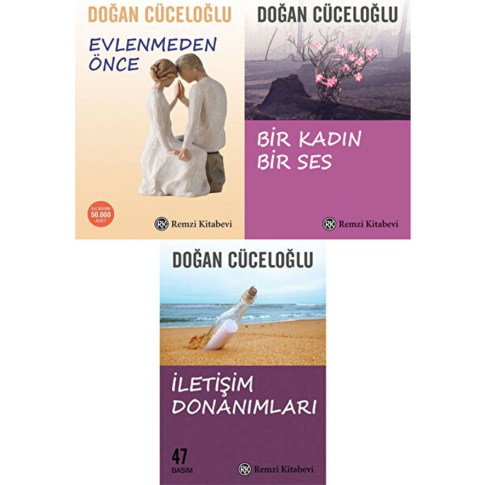 Doğan Cüceloğlu 3 Set Kitap (Evlenmeden Önce – Bir Kadın Bir Ses – İletişim Donanımları ) Kişisel Gelişim ve Psikoloji Fiyatı