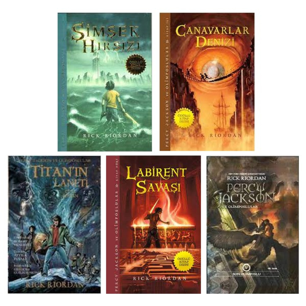 Doğan Egmont Yayıncılık Percy Jackson ve Olimposlular Seti Yunan Mitolojisi - Rick Riordan Bilim Kurgu & Fantastik Fiyatı