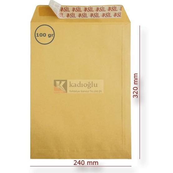 Doğan Formula Silikonlu 24x32 cm 100 gr 100 Adet Torba Zarf