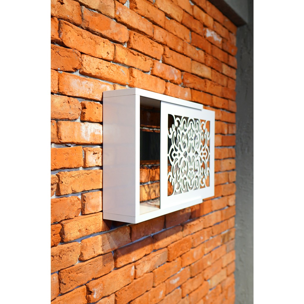 Doğan Life Modem Saklama Kutusu Sürgülü Model Yana Açılır 35Y x 40G x 11D Motifli Beyaz Router Fiyatı