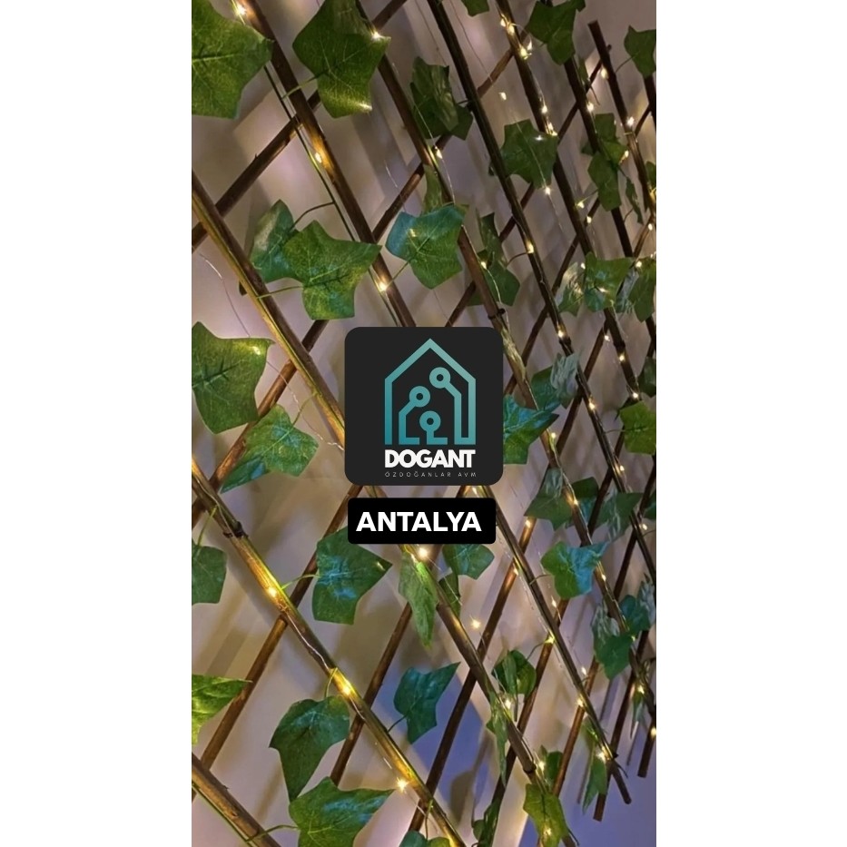 Dogant Yapay Bitki Ahşap Ledli Akardiyonlu 240X70-250X67 - 280 x 45 Çit Ledli - Yeşil Diğer Fiyatı