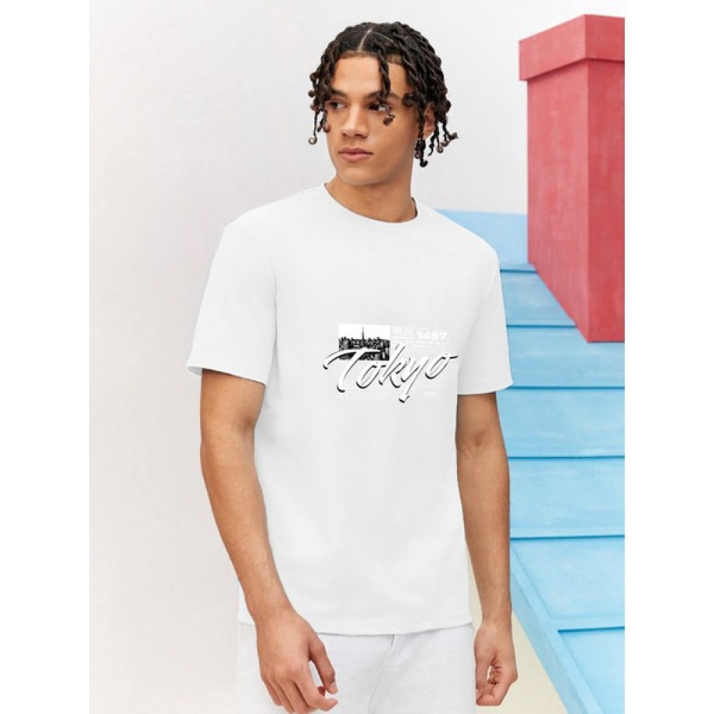 Dogfish Sevgili Kombini Çift Tokyo Baskılı Oversize Pamuk T-Shirt 2'li Bayan T-shirt Fiyatı