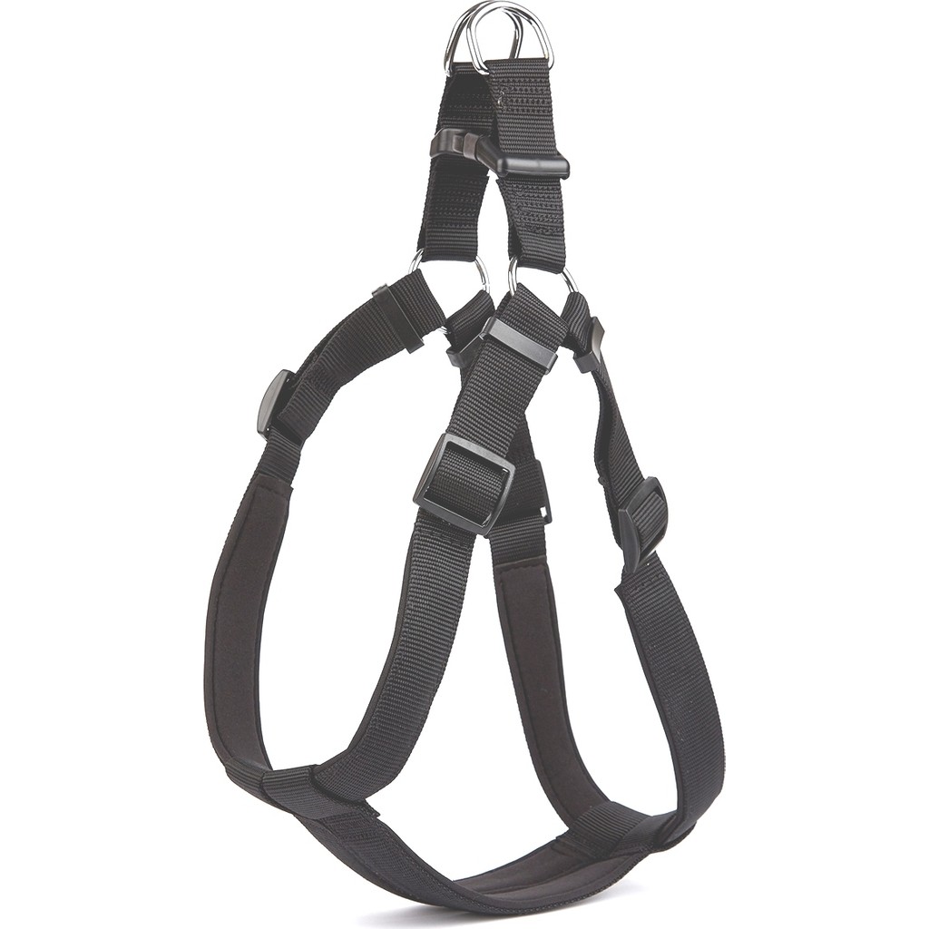Doggie Konforlu Dokumadan El Yapımı Ronin Model Köpek Göğüs Tasması - 3XL-3x75-85 cm - Siyah Evcil Hayvan Ürünleri Fiyatı