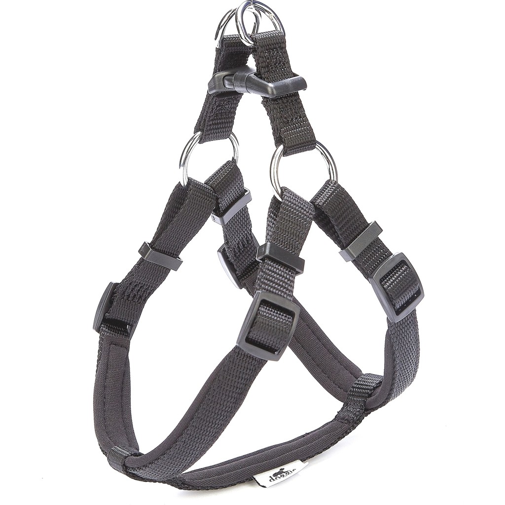 Doggie Konforlu Dokumadan El Yapımı Ronin Model Köpek Göğüs Tasması - S-1,5x40-45 cm - Siyah Evcil Hayvan Ürünleri Fiyatı